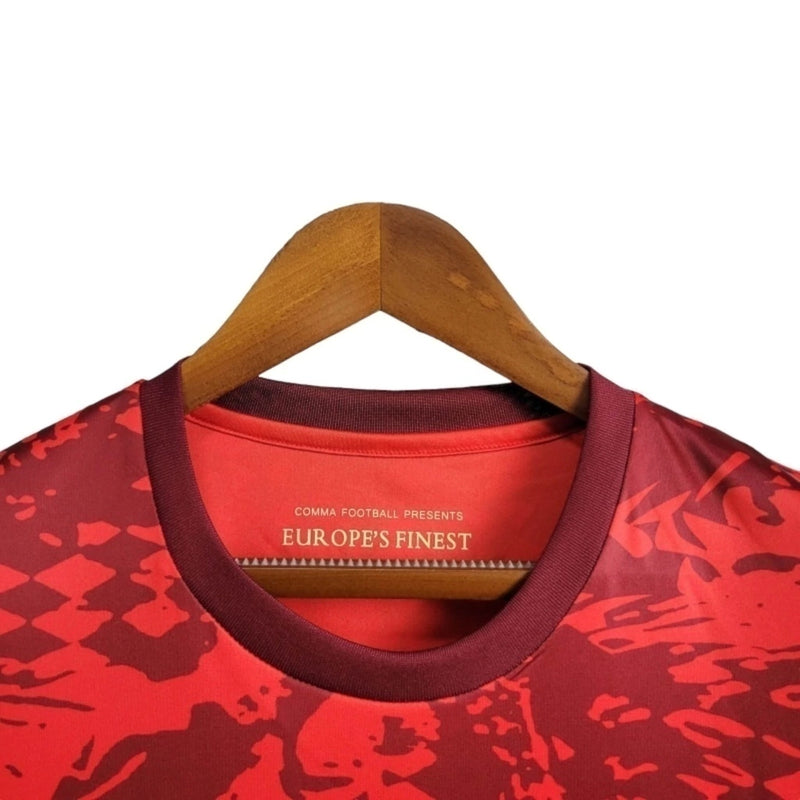 Camisa Seleção de Portugal Edição especial 2024/25 - Torcedor Nike Masculina - Vermelha com detalhes em verde