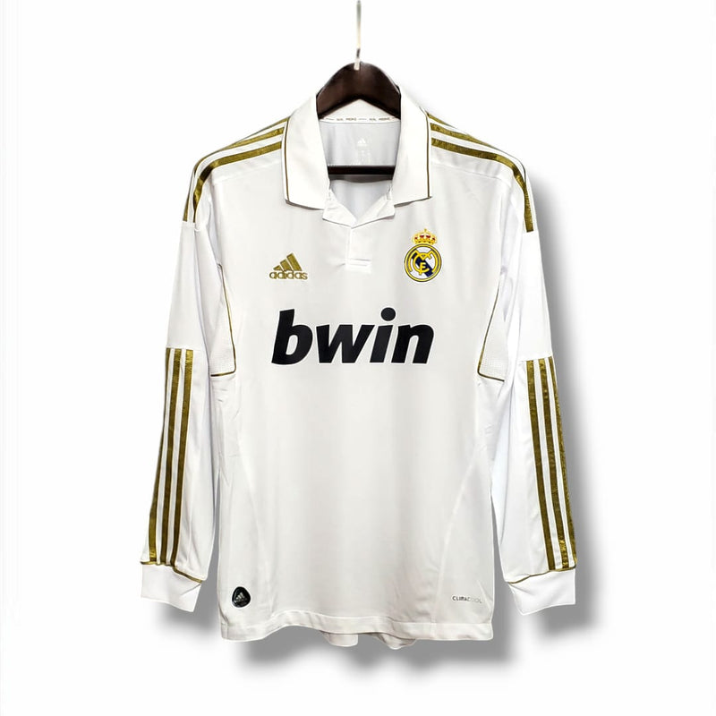 Camisa Real Madrid 2011/12 Manga Longa Home