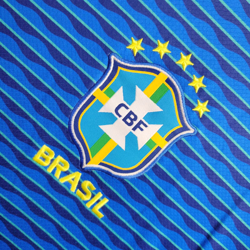 Camisa Brasil Away 2024/25  Nike Masculino - Azul