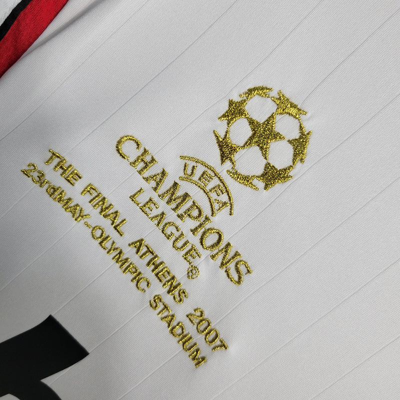 Camisa AC Milan 2007/08 Manga Longa away