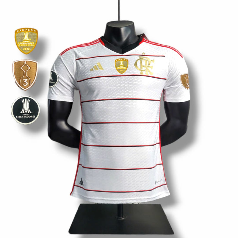 Camisa Flamengo 2023/24 away Versão Jogador + Patchs