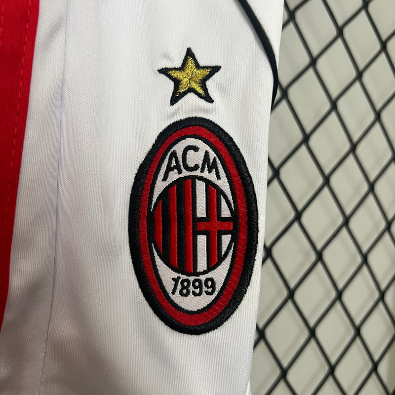 Kit Infantil Ac Milan 2006/07 UCL Retrô
