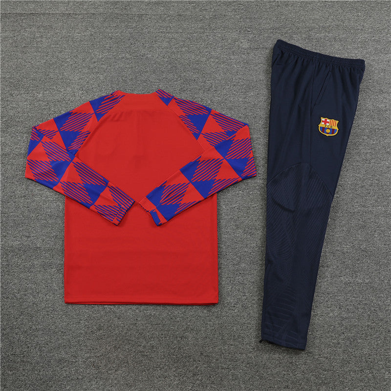 Conjunto de Treino Barcelona Vermelho 23/24