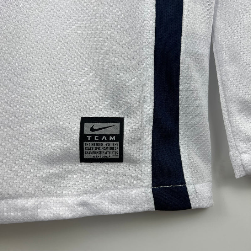 Camisa Manchester United 2007/08 Manga Longa Branca