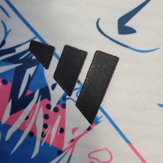 CAMISA SELEÇÃO JAPÃO ANIME 2023/24 TORCEDOR-ADIDAS-MASCULINA-BRANCA