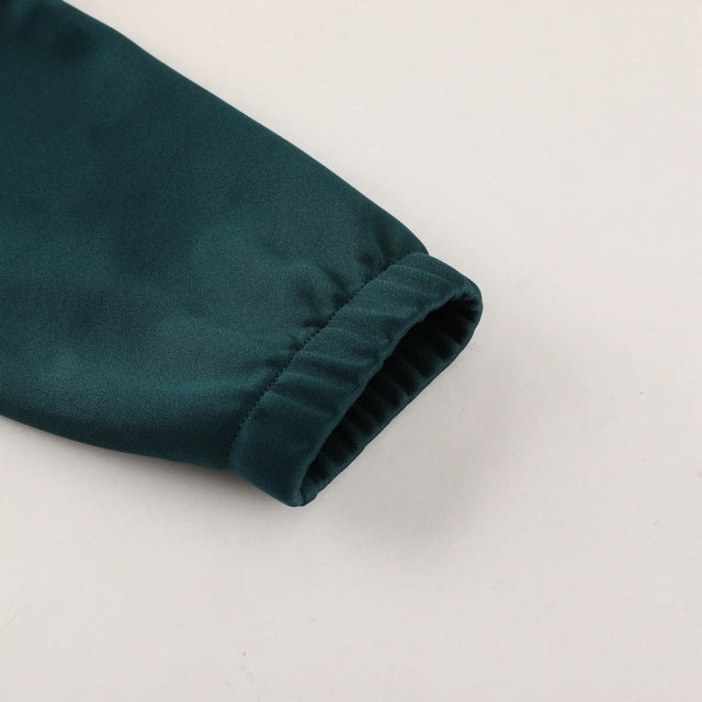 Conjunto de Agasalho Nike Cinza e Verde / 734