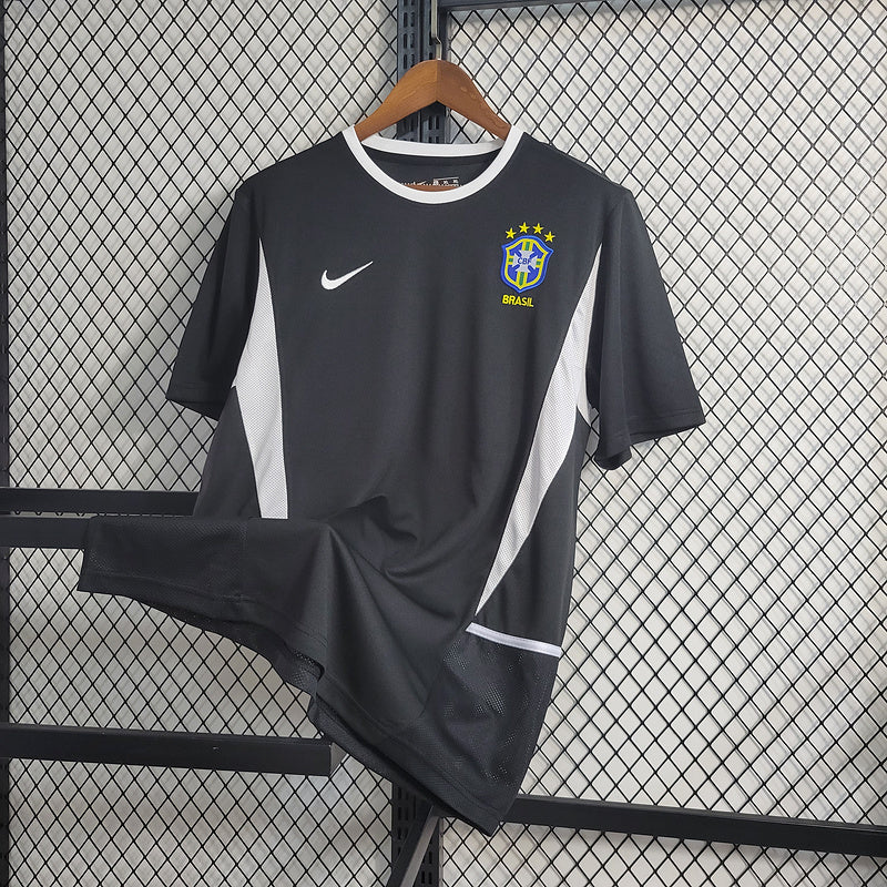 Camisa Brasil 2002 Black - Goleiro