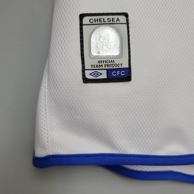 Camisa Chelsea Retrô 2003/2005 Azul e Branca - Umbro