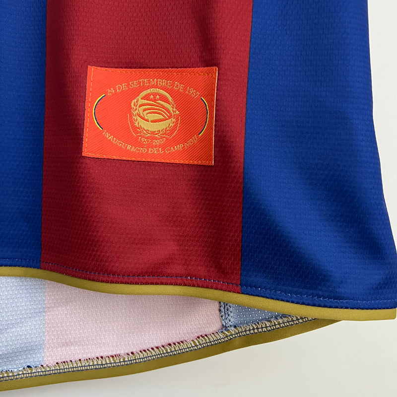 Camisa Barcelona 2007/08 Home Retrô