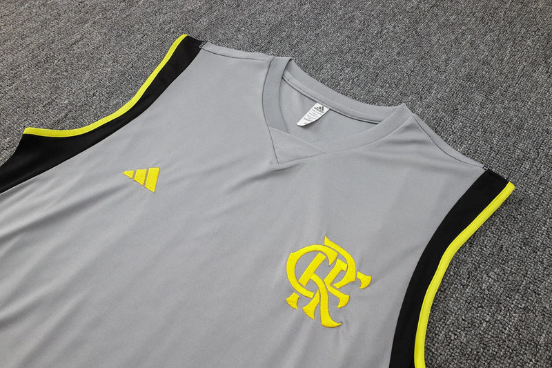 Kit Treino Flamengo Adidas 2024/25 Regata e Shorts
