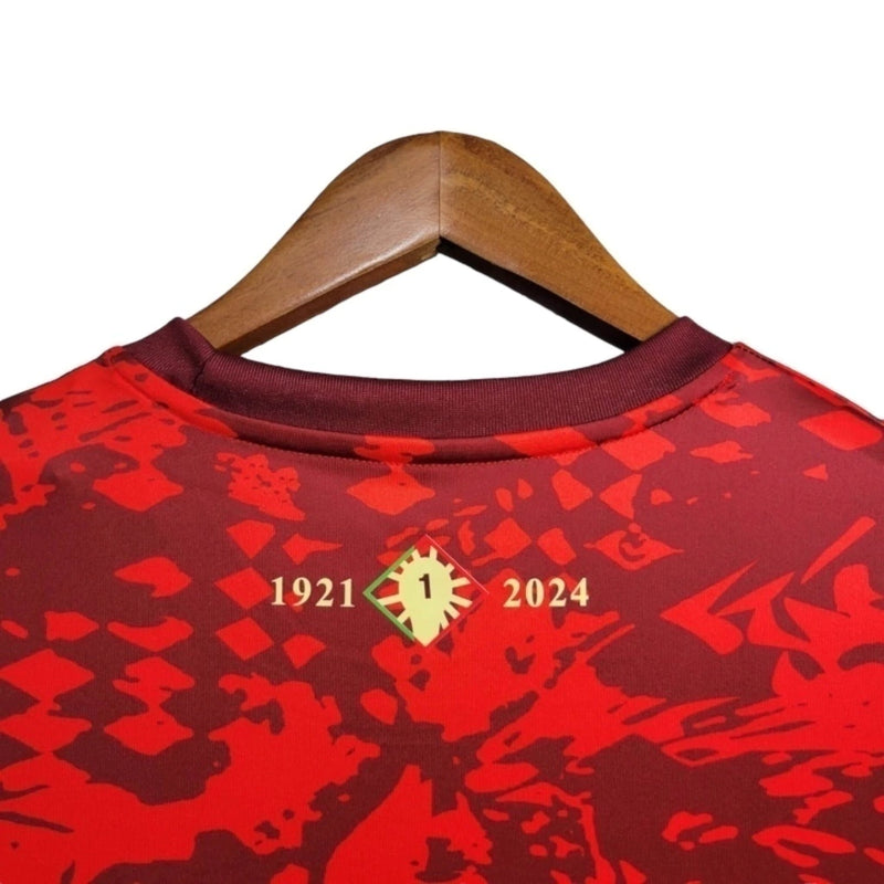 Camisa Seleção de Portugal Edição especial 2024/25 - Torcedor Nike Masculina - Vermelha com detalhes em verde