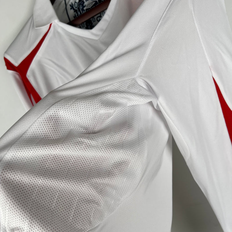 Camisa Inglaterra 2006 Manga Longa