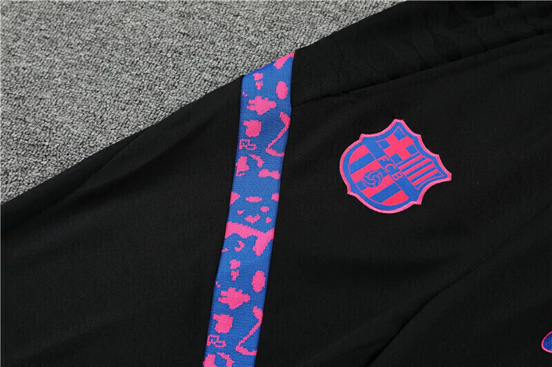 Conjunto de Treino Barcelona - Preto/Rosa