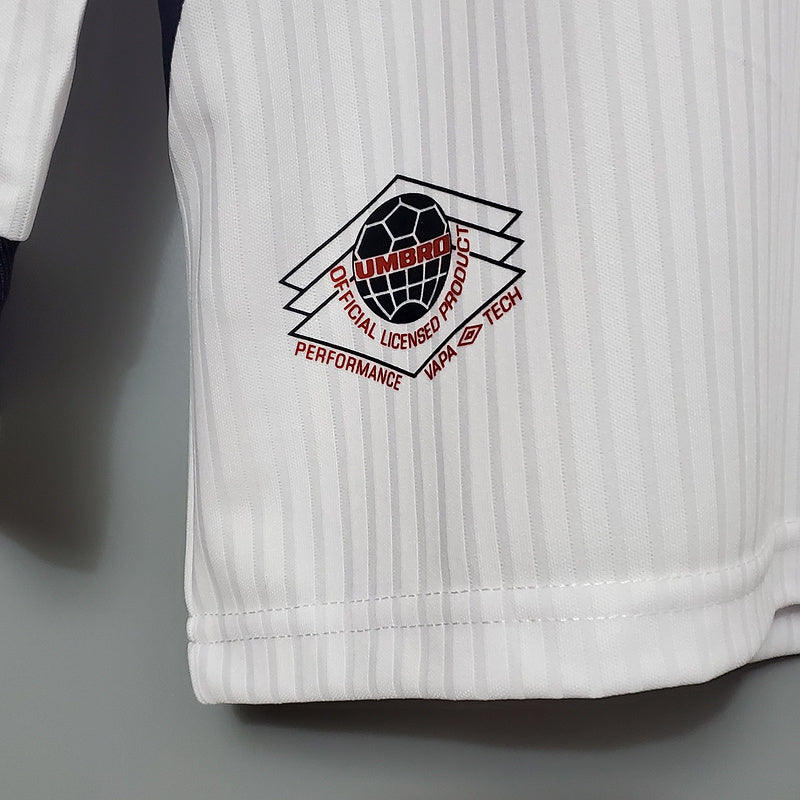 Camisa Inglaterra 1998 Manga Longa home