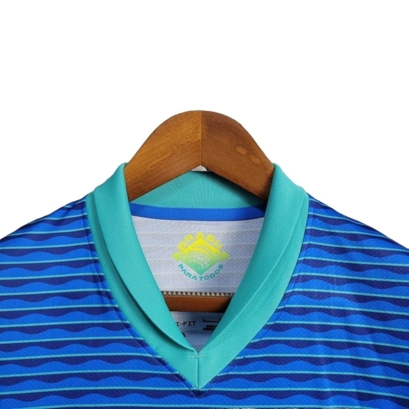 Camisa Brasil Away 2024/25  Nike Masculino - Azul
