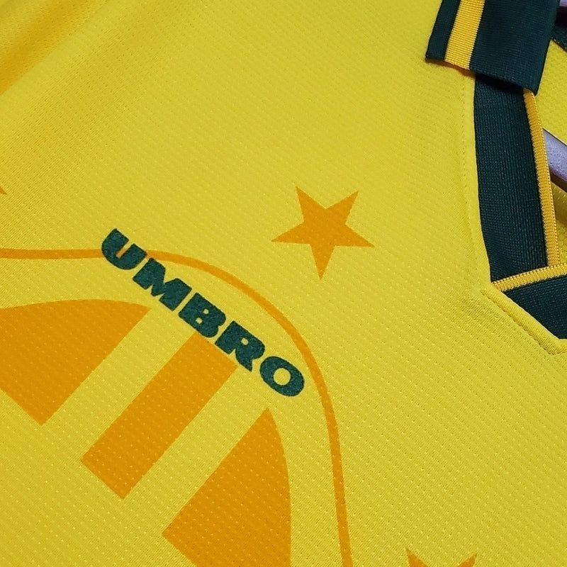 Camisa Brasil Retrô 1994/95  I Umbro Masculina - Amarela