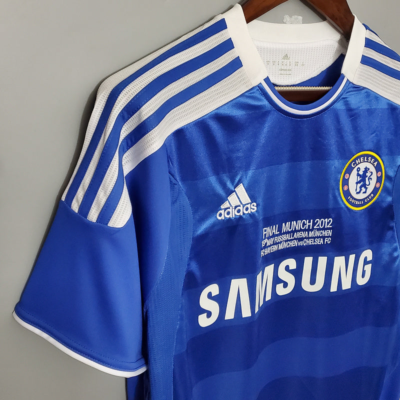 Camisa Chelsea Retrô 2012 Azul - Adidas - Final Champions League 2012