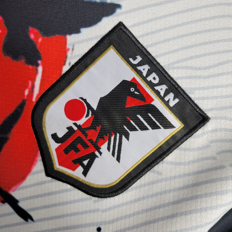 Camisa Seleção do Japão Concept Samurai 2024/25- Masculina - Modelo Torcedor - Branca