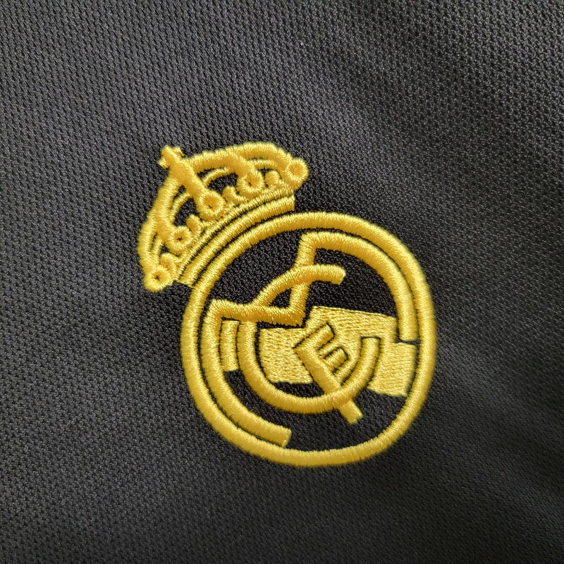 Camisa Real Madrid 23/24 Manga Longa Black- 2 uniforme