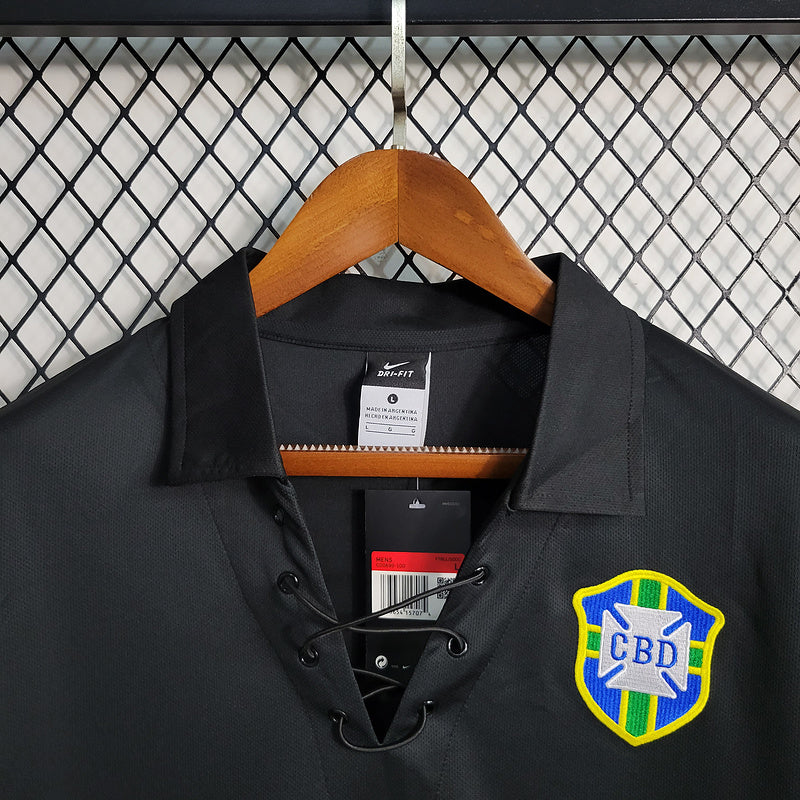 Camisa Manga Longa Brasil 2004- Edição Especial Black