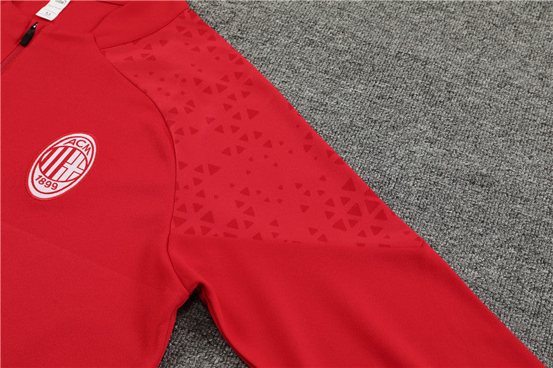 Conjunto de Treino Milan 23/24 Vermelho