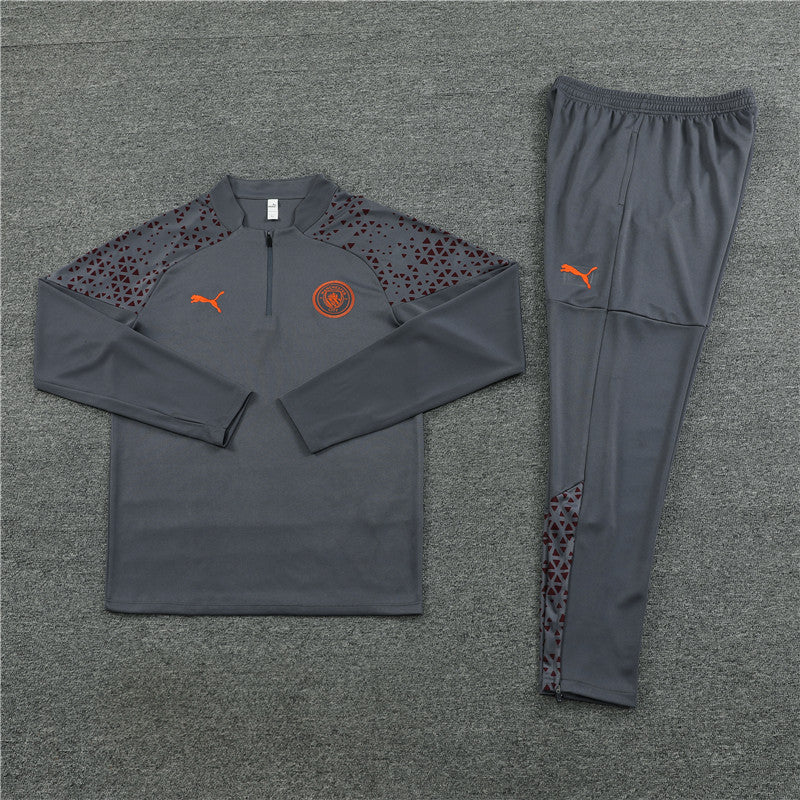 Conjunto de Treino Manchester City 23/24 Cinza