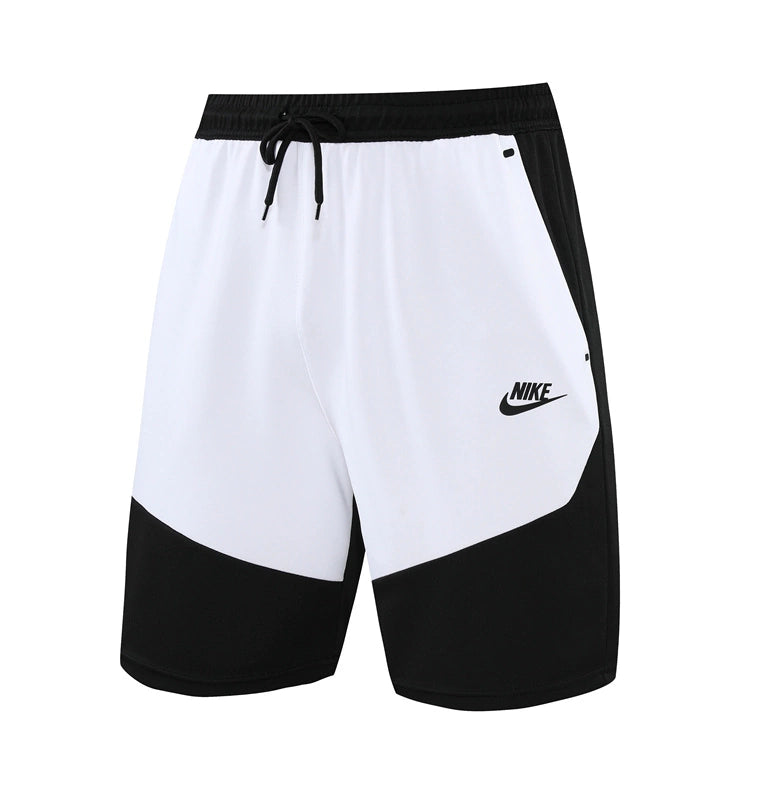 Kit Treino Nike Masculino Camisa Branca e Bermuda Preta