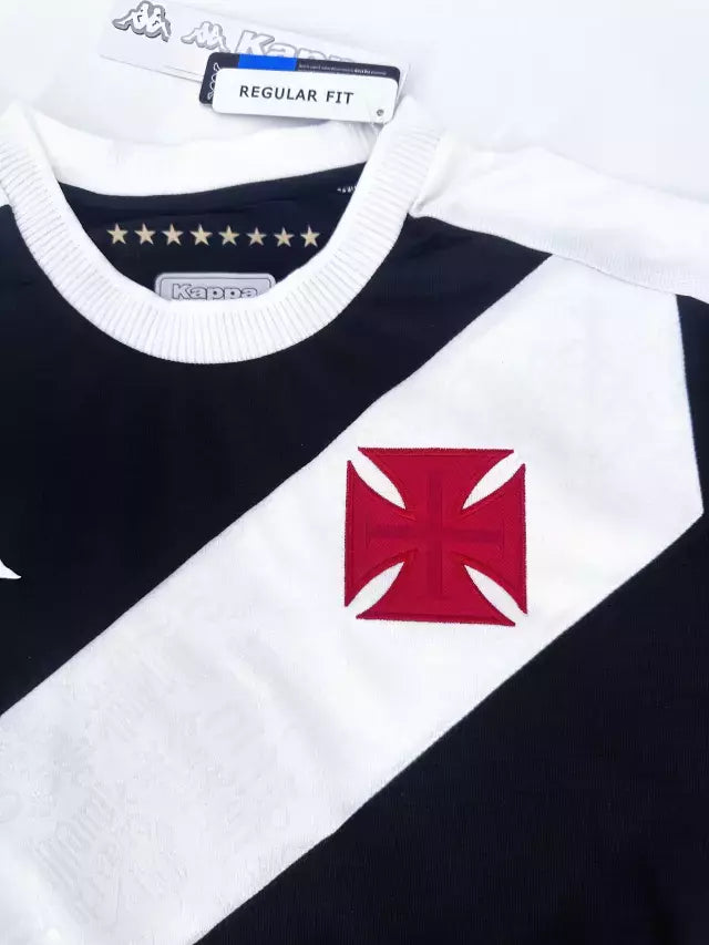 Camisa Vasco Home Torcedor I 24/25 Preta - Masculina