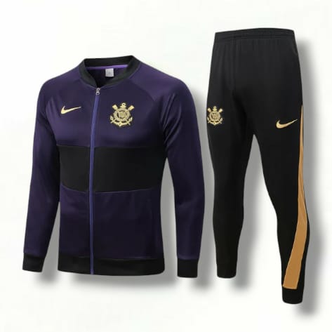 Kit de Treino Corinthians 2023/24 Roxo/Preto