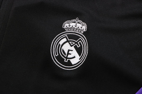 Conjunto de Treino Real Madrid 23/24 Preto / Roxo
