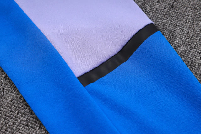 Conjunto de Corta Vento Adidas Lilás e Azul / 374