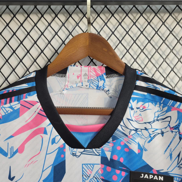 CAMISA SELEÇÃO JAPÃO ANIME 2023/24 TORCEDOR-ADIDAS-MASCULINA-BRANCA