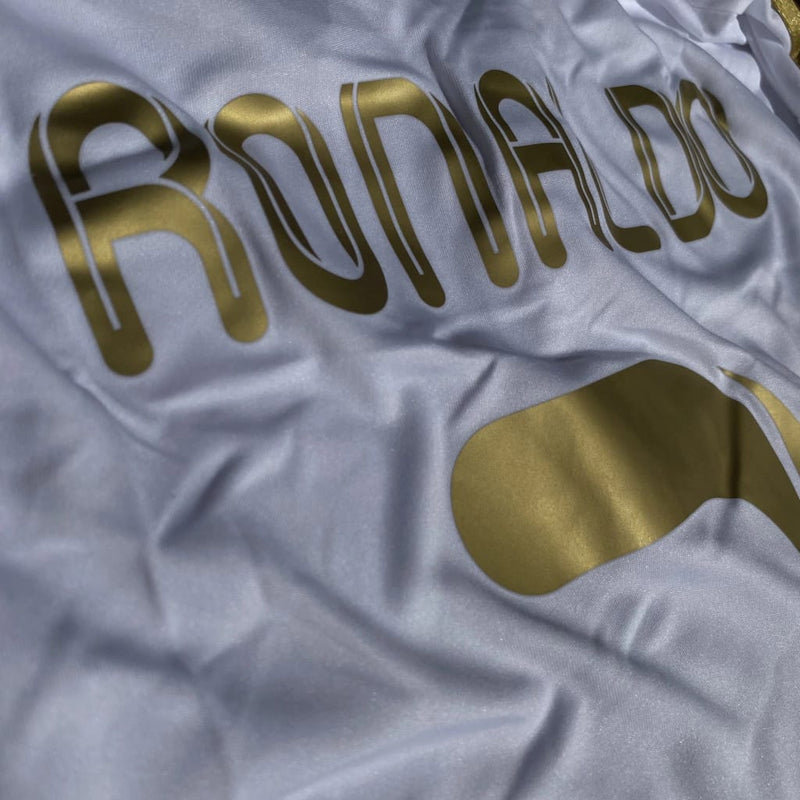 Camisa Real Madrid 2011/12 RONALDO 7 - Manga Longa + Patchs