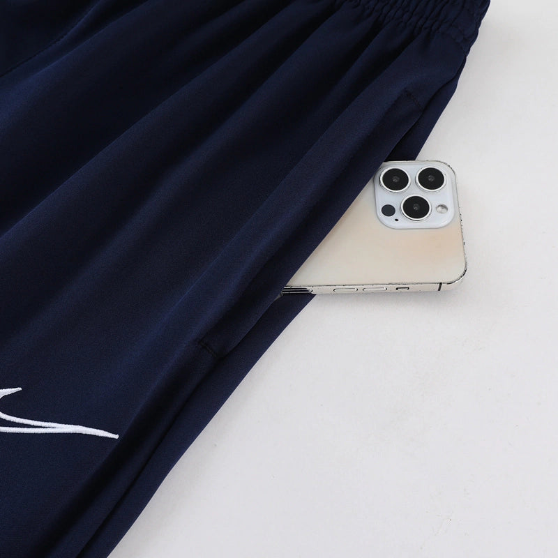Kit Treino Nike Masculino Camisa e Bermuda Azul Marinho