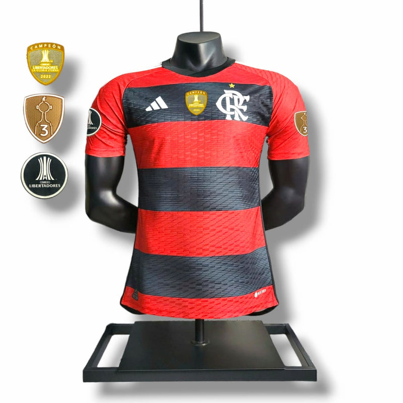 Camisa Flamengo 2023/24 Home Versão Jogador + Patch