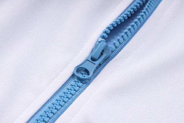 Conjunto de Moletom Nike Sportswear Tech Fleece Azul Celeste e Branco / 374