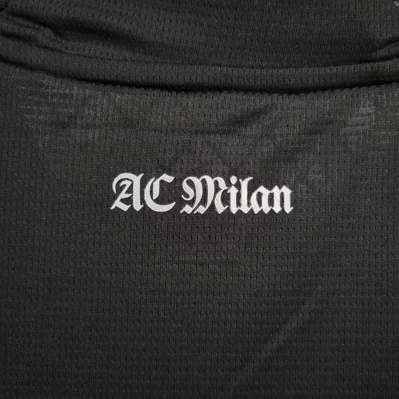 Camisa AC Milan x Pleasures "Luz e Trevas" Torcedor 2024/25 Masculino - Preta