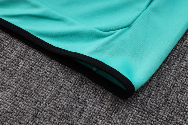 Conjunto de Moletom Nike Sportswear Tech Fleece Verde e Azul Marinho / 374