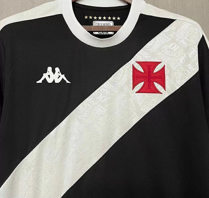 Camisa Vasco Home Torcedor I 24/25 Preta - Masculina