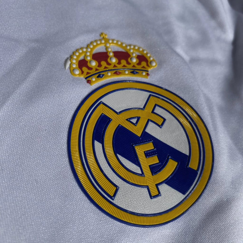 Camisa Real Madrid 2011/12 RONALDO 7 - Manga Longa + Patchs