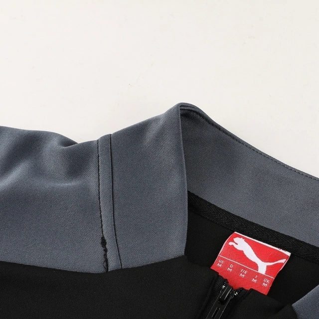 Conjunto de Treino Puma Preto e Cinza / 374