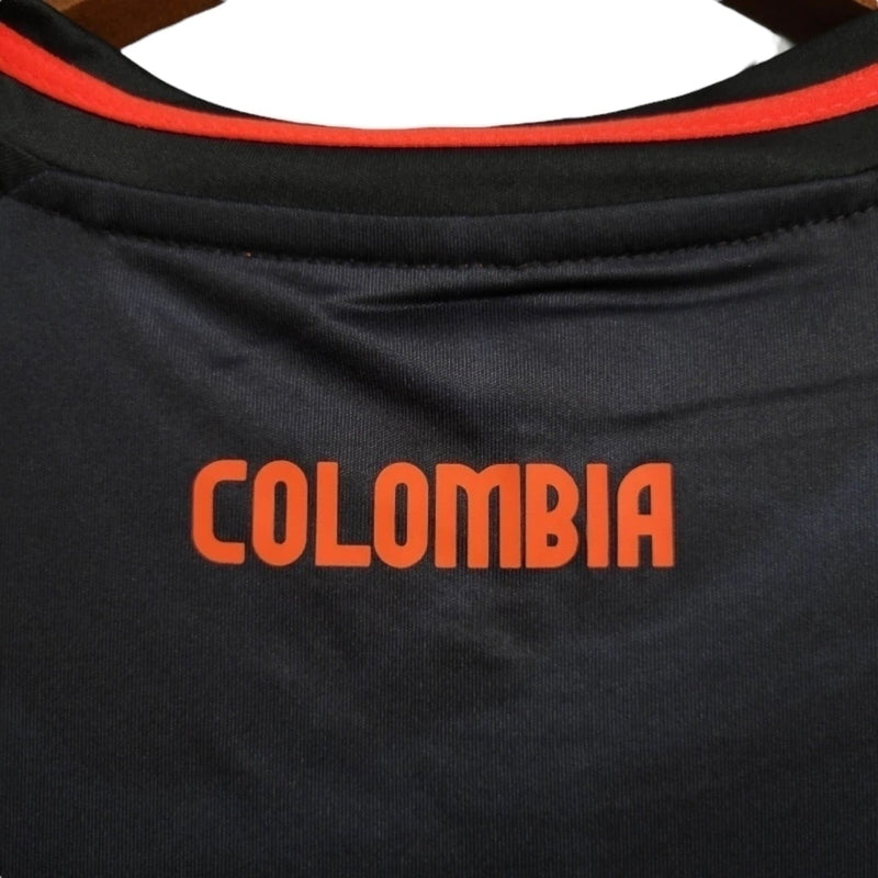 Camisa Colômbia II 24/25 - Torcedor Adidas Masculina - Preta com detalhes em vermelho