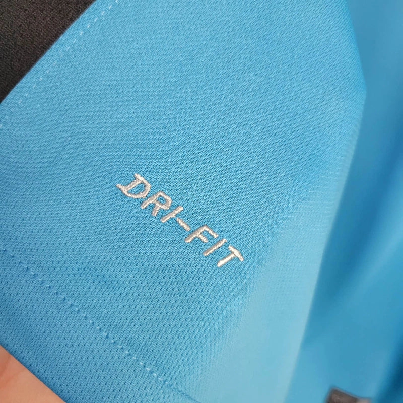 Camisa Retrô Barcelona II 2015/2016 - Masculina Nike - Azul com detalhes em preto