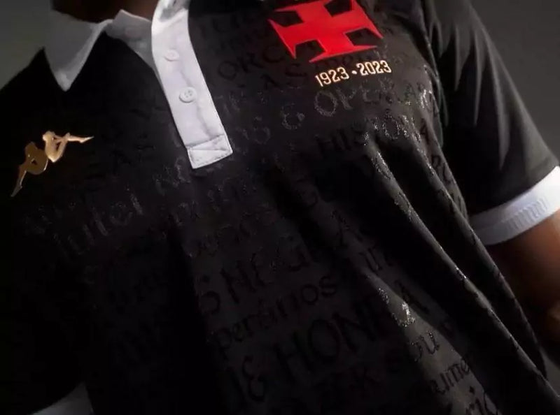 Camisa Negra Kombat uniforme 3 Vasco Oficial 23/24