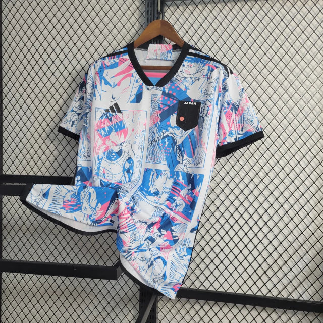 CAMISA SELEÇÃO JAPÃO ANIME 2023/24 TORCEDOR-ADIDAS-MASCULINA-BRANCA