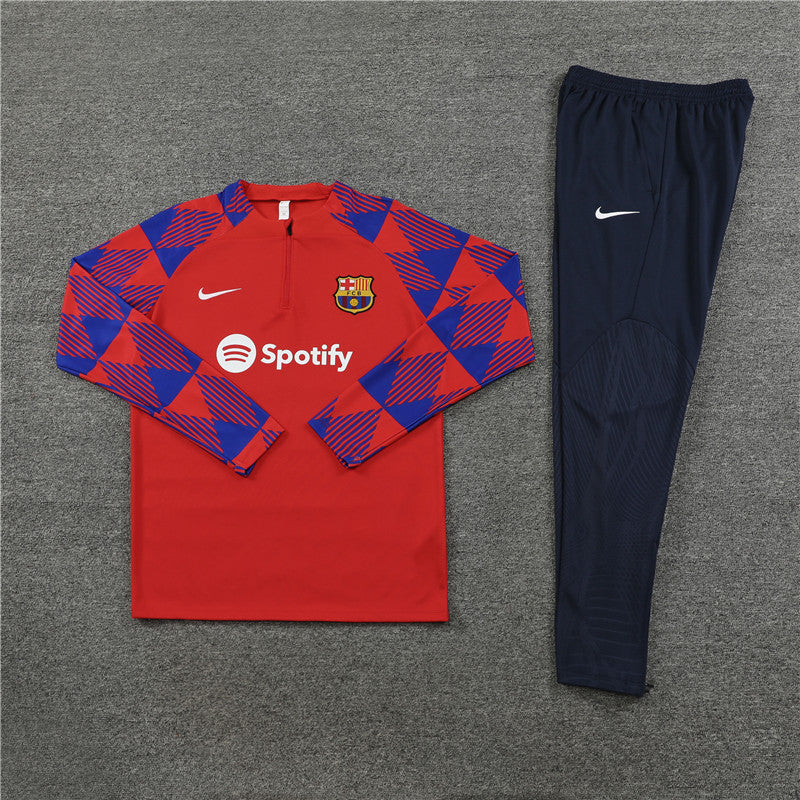 Conjunto de Treino Barcelona Vermelho 23/24