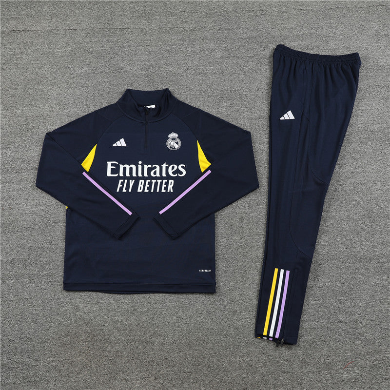 Conjunto de Treino Real Madrid 23/24 Azul Real