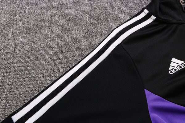 Conjunto de Treino Real Madrid 23/24 Preto / Roxo