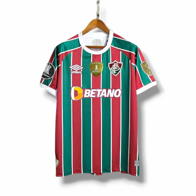 Camisa Fluminense 2023/24 Home + Patch Campeão da Libertadores
