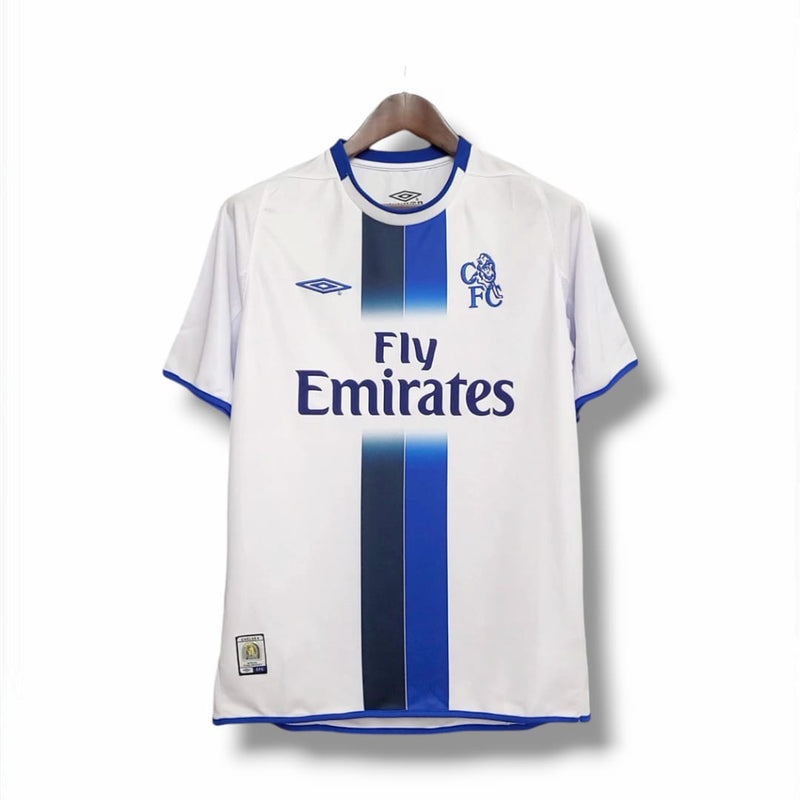 Camisa Chelsea Retrô 2003/2005 Azul e Branca - Umbro